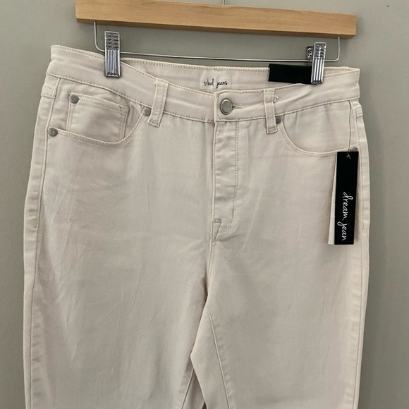NWT Tribal Hi Rise White Ankle Skinny Jeans - Picture 2 of 3